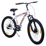 CARNAGE 24T Single-Speed Mountain Bicycle for Kids of 9 to 15 yrs Age – White Color