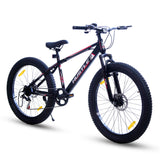 HUSTLE 7 Speed 26T Mountain Bike/Cycle - Black Color