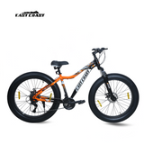 EAST COAST Firevault 26T Fat Tyre Cycle for Boys, & Kids 15+, 21 Gears Cycle, Dual Disc Brakes, Front Suspension