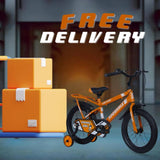 Adorable Single-Speed Kids BMX Cycle/Bicycle | 16T Bike for Kids - Orange Color