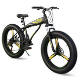 CANNON 26T (Bullet Type) 21 speed Fat Tyre Bicycle - Black Color