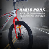 CARNAGE 24T 7-Speed Mountain Bicycle for Kids of 9 to 13 yrs Age – White Color