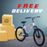 CARNAGE 24T Single-Speed Mountain Bicycle for Kids of 9 to 15 yrs Age – White Color