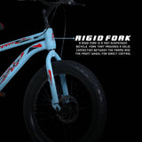 Carnage 20T Single Speed Cycle/Fat Bike for Kids - Ideal for 5 to 9 years (Sky Blue)