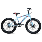 Carnage 20T Single Speed Cycle/Fat Bike for Kids - Ideal for 5 to 9 years - Sky Blue