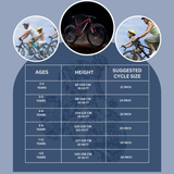 Carnage 20T Single Speed Cycle/Fat Bike for Kids - Ideal for 5 to 9 years - Sky Blue