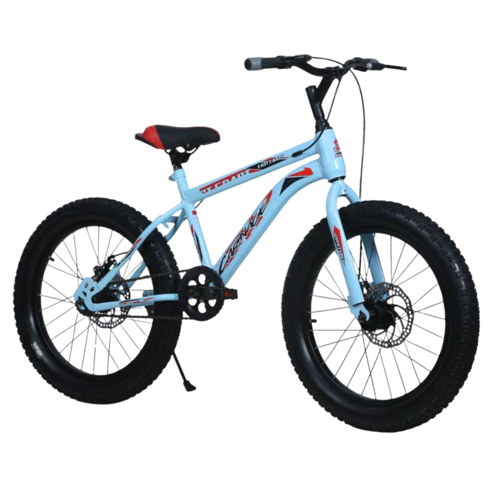 Carnage 20T Single Speed Cycle/Fat Bike for Kids - Ideal for 5 to 9 years (Sky Blue)