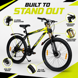 EAST COAST INVINCIBLE PRO 21 Speed | 26T Mountain Bicycle (Double Crown)