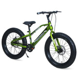 DOPE 20T Kids Fat Bike With Dual Disc Brakes - Green Color