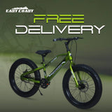 DOPE 20T Kids Fat Bike With Dual Disc Brakes - Green Color