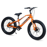 DOPE 20T Kids Fat Bike With Dual Disc Brakes - Orange Color