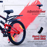 ARROGANT 20T Single Speed Kids Cycle with Center Suspension - Red Color