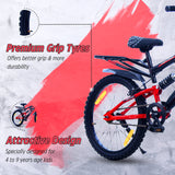 ARROGANT 20T Single Speed Kids Cycle with Center Suspension - Red Color