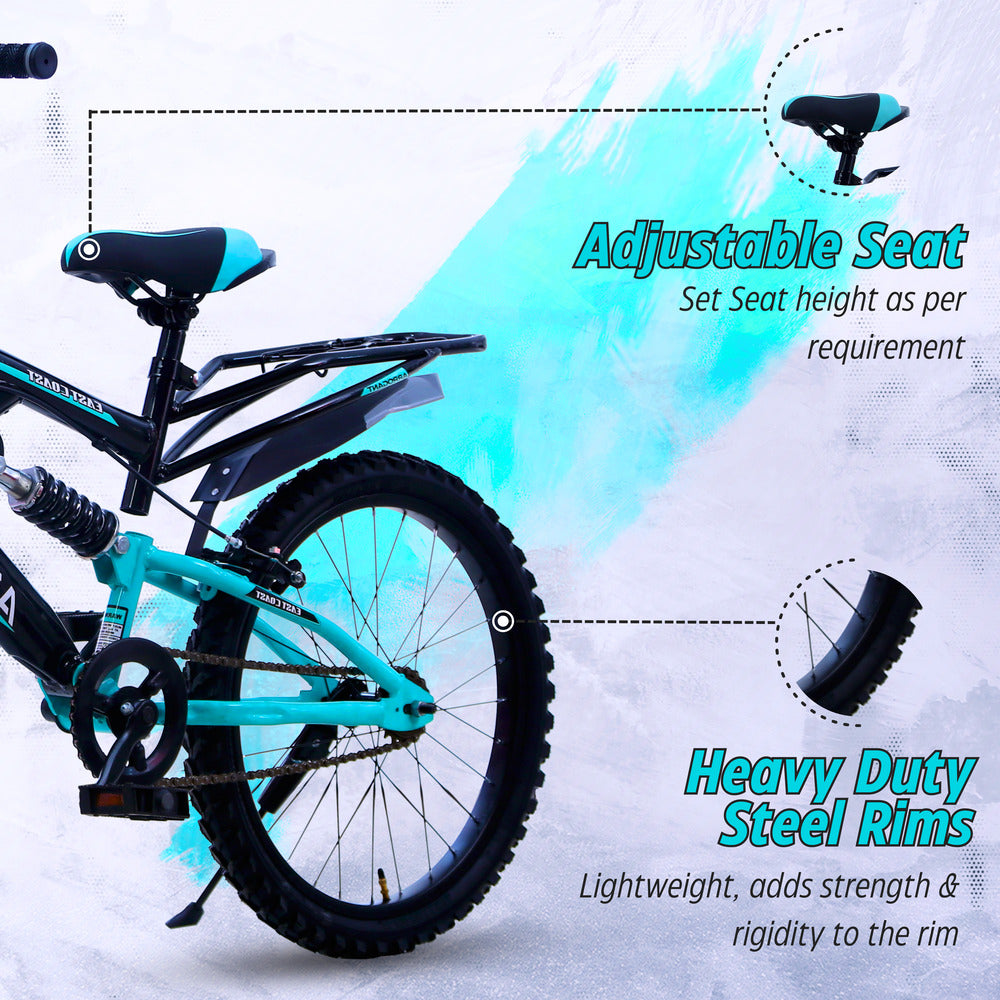 ARROGANT 20T Kids Cycle with Center Suspension - Seablue Color