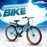 ARROGANT 26T Hybrid Bicycle/City Bike With Center Suspension - Seagreen Color