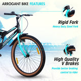 ARROGANT 26T Hybrid Bicycle/City Bike With Center Suspension - Seagreen Color