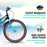 ARROGANT 26T Hybrid Bicycle/City Bike With Center Suspension - Seagreen Color