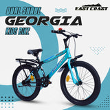 Georgia Single-Speed Kids Cycle | 20T Bike for Kids - Dual Shade (Black-Seagreen)