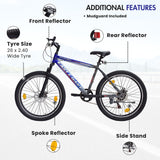 INVINCIBLE PRO 7 SPEED 26T Mountain Bike/Cycle - Blue Color