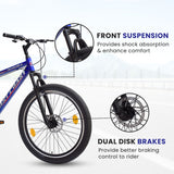 INVINCIBLE PRO 7 SPEED 26T Mountain Bike/Cycle - Blue Color