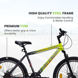 INVINCIBLE PRO 7 SPEED 26T Mountain Bike/Cycle - Green Color