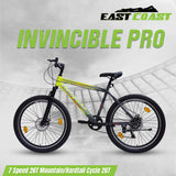 INVINCIBLE PRO 7 SPEED 26T Mountain Bike/Cycle - Green Color
