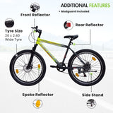 INVINCIBLE PRO 7 SPEED 26T Mountain Bike/Cycle - Green Color