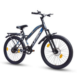 LEGEND 24T Single-Speed Mountain Bicycle for Kids of 9 to 15 yrs Age – Grey Color