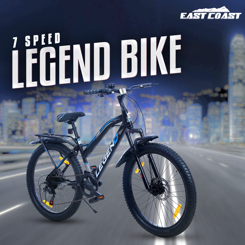Legend 7 Speed Cycle/Bicycle for Kids | 24T Mountain Bike