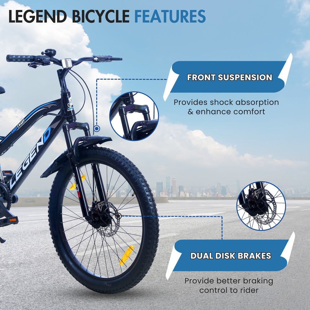 Legend 7 Speed Cycle/Bicycle for Kids | 24T Mountain Bike