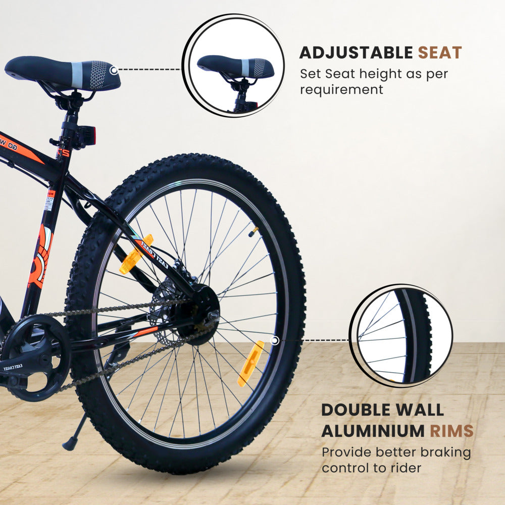 MEXICO 27.5T Single-Speed Cycle/Mountain bike - Orange Color