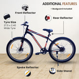 MEXICO 27.5T Single-Speed Cycle/Mountain bike - Orange Color