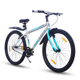Old Skool Single-Speed Cycle/Bicycle | 26T Mountain Bike - White Color