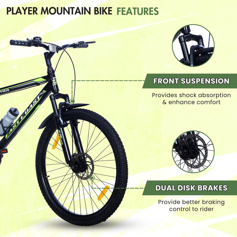 Player Single-Speed Cycle/Bicycle | 26T Mountain Bike