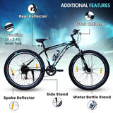 Premium City 7 Speed | 29T Mountain Bike/Cycle - Black Color