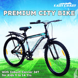 Premium City Single-Speed Cycle/Bicycle | 26T City Bike - Black Color
