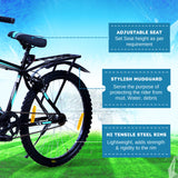 Premium City Single-Speed Cycle/Bicycle | 26T City Bike - Black Color