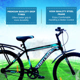 Premium City Single-Speed Cycle/Bicycle | 26T City Bike - Black Color