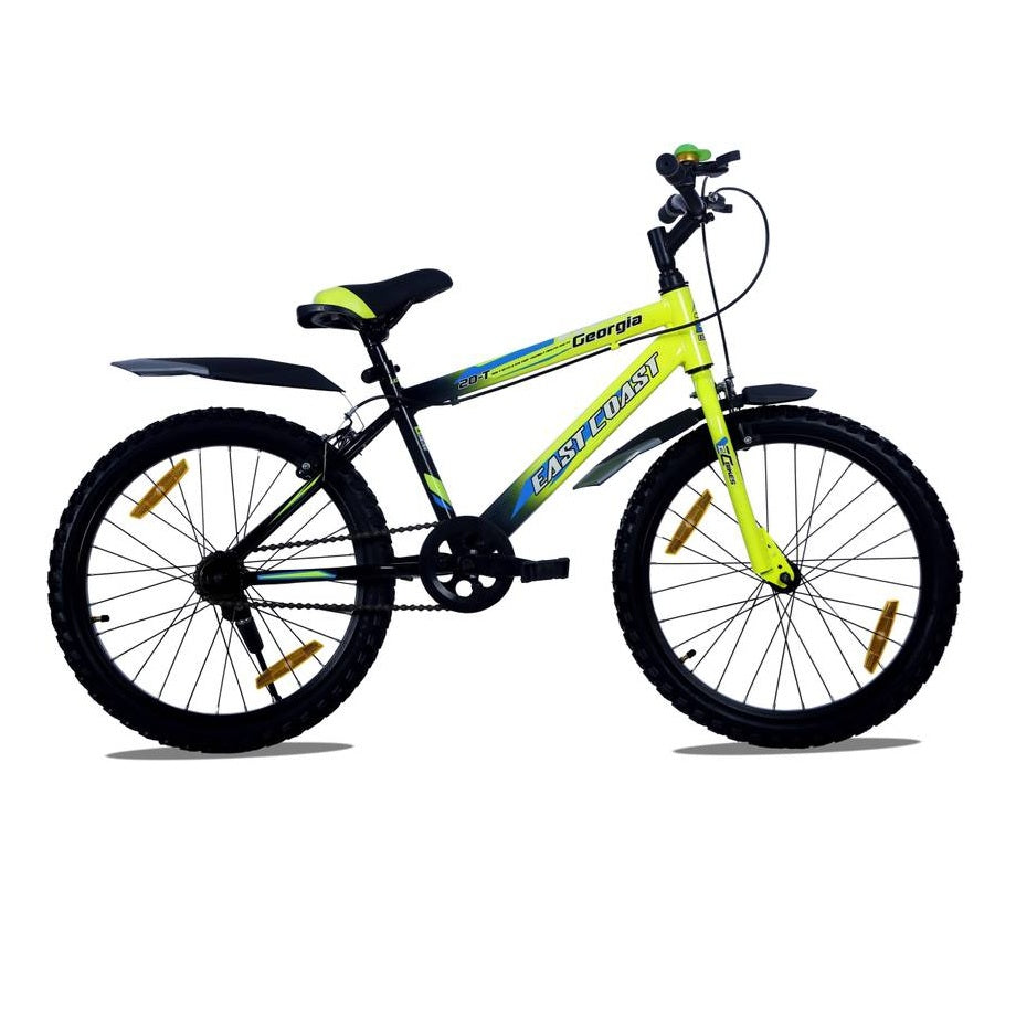 Georgia Single-Speed Kids BMX Cycle/Bicycle | 20T Bike for Kids - Green Color