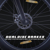 HUSTLE Single Speed Fat Tyre 26T Mountain Bike/Cycle with Only Front Suspension - Green