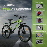 INVINCIBLE PRO 21 Speed | 26T Mountain Bicycle - Green Color