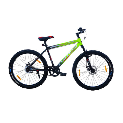 INVINCIBLE PRO SINGLE SPEED 26T Mountain Bike/Cycle - Green Color