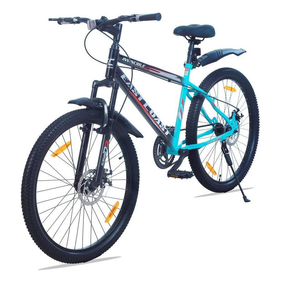 INVINCIBLE PRO SINGLE SPEED 26T Mountain Bike/Cycle with FS DD Brake - Seagreen Color