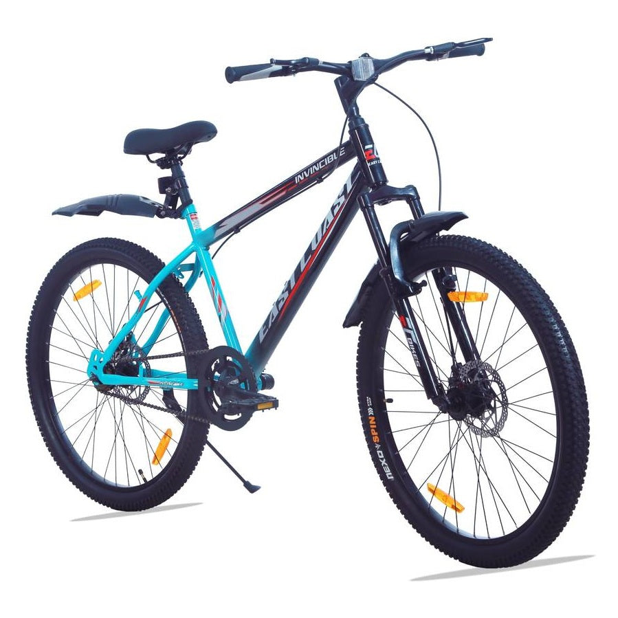 INVINCIBLE PRO SINGLE SPEED 26T Mountain Bike/Cycle with FS DD Brake - Seagreen Color