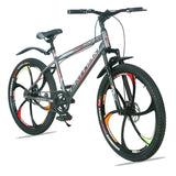 INVINCIBLE SINGLE SPEED 26T Mountain Bike/Cycle with Alloy Wheels & FS DD Brake - Grey Color