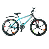 INVINCIBLE SINGLE SPEED 26T Mountain Bike/Cycle with Alloy Wheels & FS DD Brake - Seagreen Color