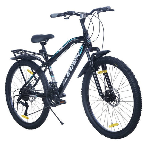 EAST COAST LEGEND 21 Speed | 26T Mountain Bike/Cycle with Inbuilt Carrier FS & DD Brake