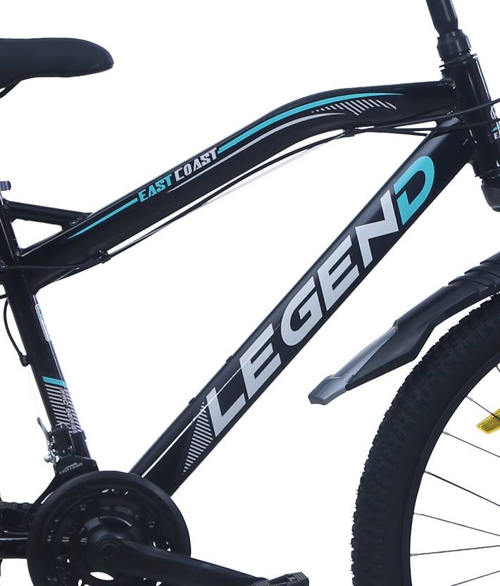 LEGEND 21 Speed | 26T Mountain Bike/Cycle with Inbuilt Carrier FS & DD Brake - Black Color