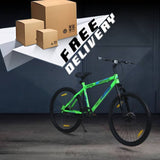 Old Skool Pro Single-Speed | 26T Mountain Bicycle with Front Suspension & DD Brakes- Green Color