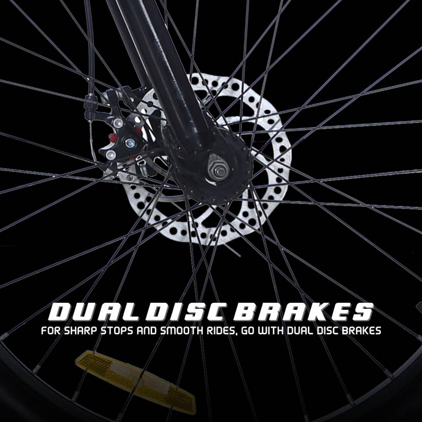 PLAYER 7 Speed | 26T Mountain Bike/Cycle with FS & DD Brake - Black Color